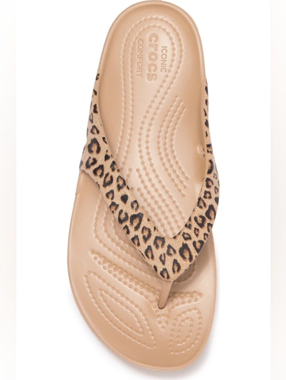 CROCS 🩴🐊 Kadee II Leopard Flip Flop Sandal